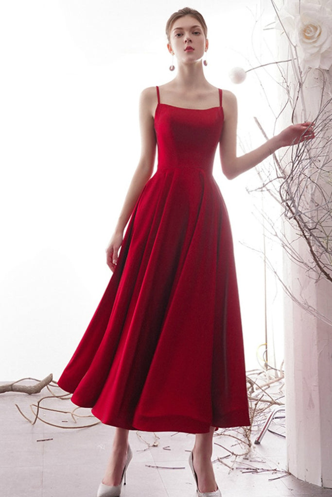 A-line Ankle-length Prom Dresses with ...